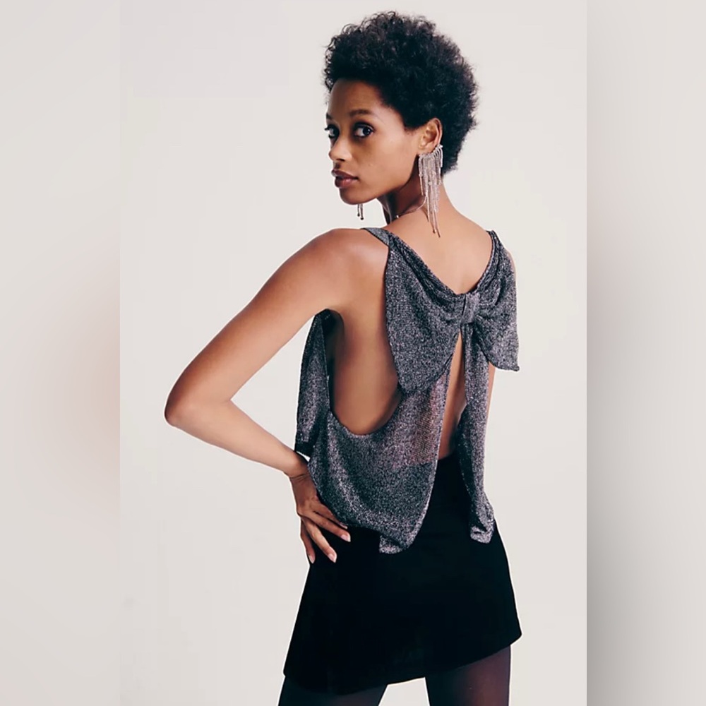 Free People Big Bow Tank - Size S